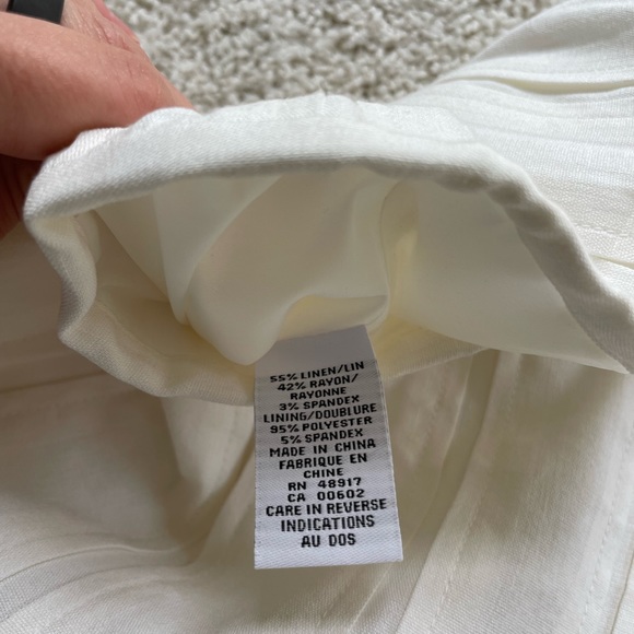 White Midi Skirt by Calvin Klein - Picture 6 of 7